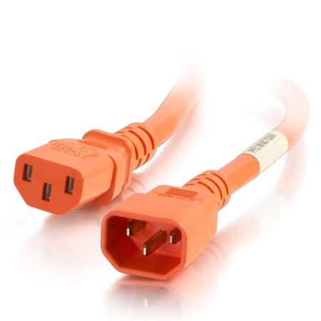 C2G 10Ft C14 To C13 14/3 Sjt Orange 17566